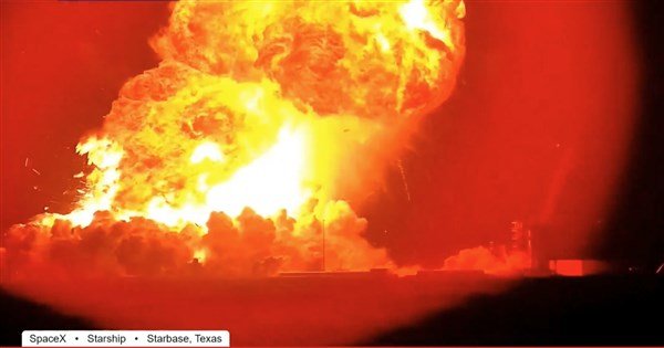 SpaceX星艦例行測試爆炸起火 馬斯克太空夢再受挫[影] | 科技 | 中央社 CNA