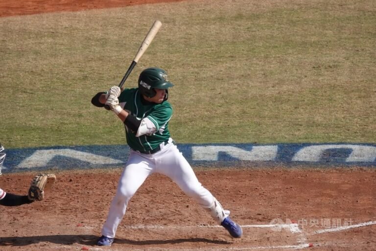 林秉澤大專棒球聯賽開轟 心態爆發力守備能力都提升 | 運動 | 中央社 CNA