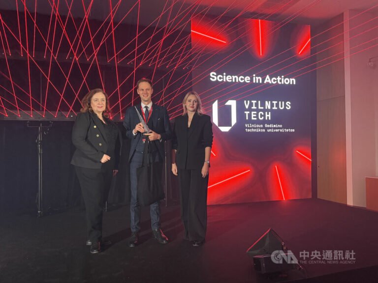 台灣半導體科研合作助力　立陶宛理工大學獲科技獎 | 科技 | 中央社 CNA