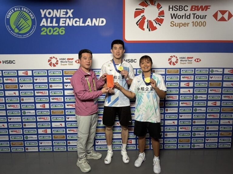 台灣首奪全英混雙冠軍　葉宏蔚笑稱：受經典賽激勵 | 運動 | 中央社 CNA