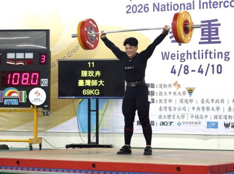 陳玟卉全大運舉重雙破全國摘金　放眼亞錦賽 | 運動 | 中央社 CNA