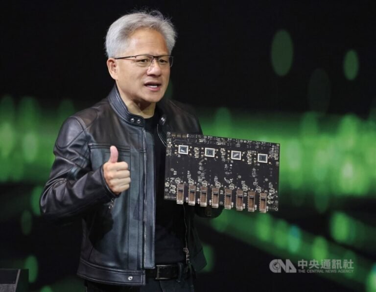 黃仁勳稱中國不應獲輝達最先進晶片　美應保AI領先 | 科技 | 中央社 CNA