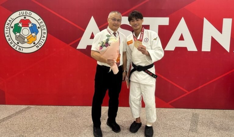 楊勇緯哈薩克大滿貫賽奪銅　獲勝難掩激動情緒 | 運動 | 中央社 CNA